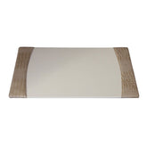 Protacini Breeze Beige Italian Crocodile Leather 34 x 20 Desk Pad
